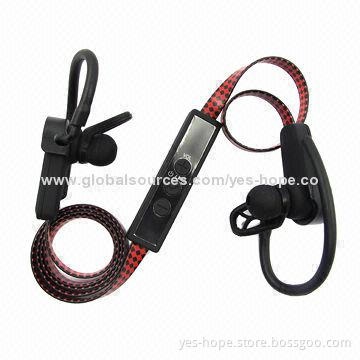 Waterproof Sports Stereo Bluetooth Headphones with 2,402-2,480MHz Frequency